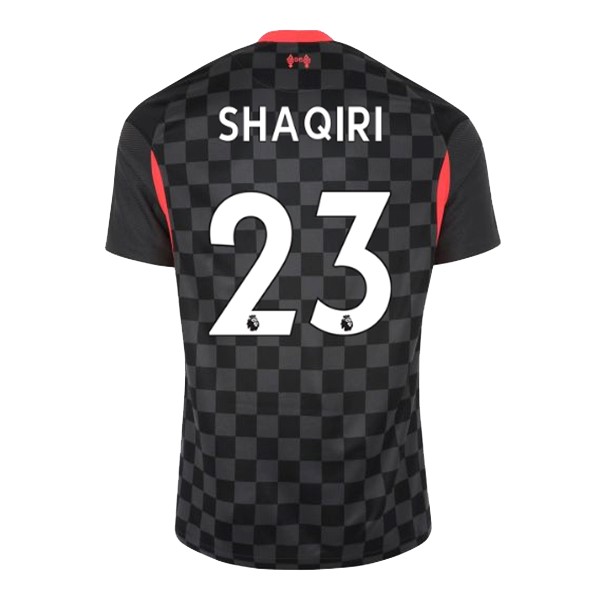 Camiseta Liverpool NO.23 Shaqiri Tercera 2020-2021 Negro